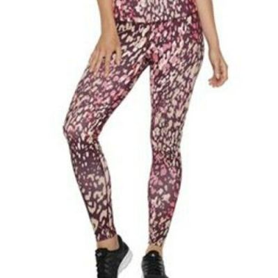 FILA SPORT Women's Animal Print Multicolor  High Rise Fashion Leggings - Size XS